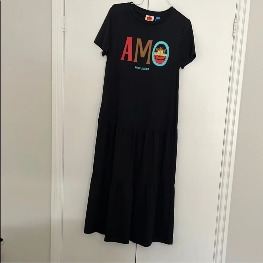 FARM Rio tiered tee shirt dress Black
AMO Graphic Maxi XXS - Picture 4 of 6